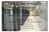 Data Center Efficiency Best Practiceslass.cs.umass.edu/~shenoy/courses/fall09/691gc... · Data Center Efficiency Best Practices ... Heat Exchanger (Water‐Side Economizer) A/C ...