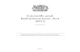 Growth and Infrastructure Act 2013 - · PDF fileGrowth and Infrastructure Act 2013 CHAPTER 27 CONTENTS Promoting growth and facilitating provision of infrastructure, and related matters