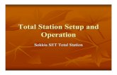 Total Station Setup and Operation - University of South ... Station Setup and... · Total Station Setup and Operation Sokkia SET Total Station. Parts of the SET Total Station. Parts