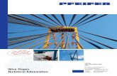 Prospekt DS TechInfo 2013 - PFEIFER · PDF fileuse of steel wire ropes, we can supply the right rope for your job. Wire rope ... affects rope properties and deter-mines later use of