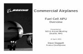 Commercial Airplanes - National Energy Technology … Library/Events/2003/seca/DavidDaggett... · Total Electrical Load ... Hybrid SOFC APU installation concept. DLD03-15.ppt Boeing