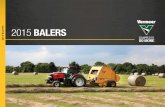 2015 BALERS 2015 BALERS - Vermeer Baler Literature.pdf · It takes a rugged baler with heavy-duty components to withstand the tough conditions and tight timeframes of baling cornstalks.