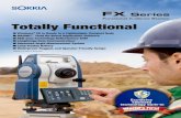 Functional X-ellence Station Totally · PDF file(ISO 17123-4:2001) (D=measuring distance in mm) OS, Interface and Data management Measuring time*8 3.5inch, Semi-transmissive TFT QVGA