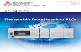 MELSEC FX - Mitsubishi Electric · PDF file+91-20-2712-3130,8927 Mitsubishi Elec tric Europe B ... no. 167344 /// Specifications subject to change without notice MELSEC FX ... solution