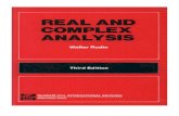 REAL AND COMPLEX ANALYSIS - 59CLC's Blog · PDF fileABOUT THE AUTHOR Walter Rudin is the author of three textbooks, Principles of Mathematical Analysis, Real and Complex Analysis,