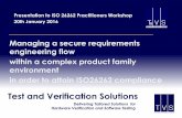 Managing a secure requirements engineering flow within · PDF fileManaging a secure requirements engineering flow within a complex product family ... in order to attain ISO26262 compliance