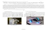1 INTRODUCTION 2 LINE FOLLOWER ROBOT IJSER · PDF fileRobotics is one of the developing areas in mechatronics & has a vital importance in various fields such as agricultural, ... Humanoid