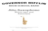 Alto Saxophone - Mr. Deininger's Pagemrdspage.weebly.com/uploads/5/1/1/2/5112931/altosaxwarm-upbook.… · Alto Saxophone Warm-ups and Exercises ... Unless otherwise marked, technique
