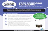FOOD PACKAGING FOR EVENTS - Taurangaecontent.tauranga.govt.nz/data/events/files/vendor_packaging... · FOOD PACKAGING FOR EVENTS GUIDELINES FOR TAURANGA CITY This document aims to