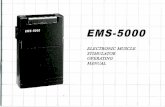 ELECTRONIC MUSCLE STIMULATOR OPERATING …site.diabeticdiscountdirect.com/pdf/emsi-ems5000.pdf · ELECTRONIC MUSCLE STIMULATION (EMS) EMS is the process of using very weak electrical