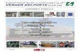 6313 C - VD UAE Company General Profile - Electrical · PDF file4.1 CONTRACTING Verger Delporte UAE Ltd.'s Electrical and Mechanical ... the division has proven its ability in the