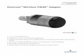Emerson Wireless THUM Adapter … · 3 September 2017 THUM Adapter Emerson.com/Rosemount Wireless THUM Adapter Enable enhanced valve capabilities Online, in …