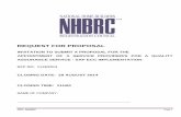 REQUEST FOR PROPOSAL - NHBRC for Proposal - SAP Quality Assurance... · rfp: nhbrc page 1 request for proposal invitation to submit a proposal for the appointment of a service provider/s