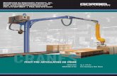 CRANES - Ergonomic Partners · PDF fileWORK STATION JIB CRANES Up to 2000 lbs Up to 30' Steel, Aluminum & Stainless Steel ... because they are not moving the entire length of a jib
