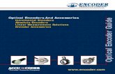 Optical Encoders And Accessories Incremental Encoders ... Â· Optical Encoders And Accessories Optical Encoder Guide Incremental Encoders Absolute Encoders Linear Measurement Solutions
