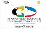 X WKF World Karate Championships Cadet, Junior & Under · PDF fileX WKF World Karate Championships Cadet, Junior & Under 21 ... they are the best guarantee to ensure ... enjoying the