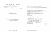The Field of Cultural Production - ISU Public Homepage …carlos/698Q/readings/bourdieu.pdf · Title: The Field of Cultural Production Author: Pierre Bourdieu Created Date: 3/26/2004