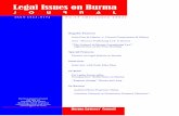 Legal Issues on Burma - Burma  · PDF fileLegal Issues on Burma JOURNAL ... John Doe & Others -v- Unocal Corporation & Others Anti ... Charter of Legal Reform in Burma Interview