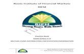 Roots Institute of Financial Markets RIFM - · PDF fileMUTUAL FUND DISTRIBUTORS CERTIFICATION EXAMINATION . Roots Institute of Financial Markets ... Roots Institute of Financial Markets