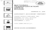 NATIONAL - Collectionslibraryonline.erau.edu/online-full-text/ntsb/aircraft-accident... · Flight 514, a Boeing 727-231, N54328, crashed 25 nautical miles north- west of Dulles International
