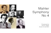 Mahler Symphony No 4 -  · PDF fileMahler Symphony No 4 Presented by Akram Najjar ... This flute melody represents bird song? ... KLEZMER = KLI ZEME = Instrument of Song