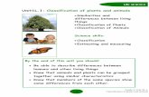 Unit1L.1: Classification of plants and animals · PDF file10/2/2011 · 2 Life science . Grade 3, Unit 3L.1. Classification of plants and animals. Similarities and differences between
