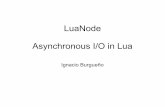 LuaNode Asynchronous I/O in Lua · PDF fileWhat is LuaNode? Event driven, asynchronous IO model. (Like Node.js, nginx) Runs Lua code (5.1.5) Similar to Node.js, EventMachine (Ruby),