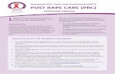 Liverpool VCT, Care and Treatment (LVCT) POST RAPE CARE (PRC) · PDF fileiverpool VCT, Care and Treatment (LVCT) is an indigenous Kenyan non-governmental non-for profit organization