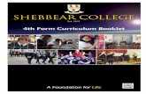 SHEBBEAR · PDF fileThe proportion of coursework contributing to the final mark varies. A schedule of coursework deadlines is provided in the Autumn terms of Forms 4 and 5. Observance