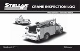 CRANE INSPECTION LOG - Stellar Industries, Inc ... · PDF fileStellar Industries, Inc Crane Inspection Log This log is for recording daily, monthly, quarterly, and annual inspections.