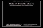 orion starseekers - Celestron NexStar Telescopesnexstarsite.com/download/manuals/OrionStarSeeker.pdf · instruction Manual IN 347 Rev. A 11/08 orion® starseekers #9533 80mm GoTo