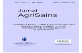 Jurnal AgriSains Vol.3 No. 4., Mei 2012 ISSN : 2086-7719lppm.mercubuana-yogya.ac.id/wp-content/uploads/2013/12/Jurnal... · jurnal agrisains vol.3 no. 4., ... bobot biomassa dan nilai