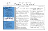 Puma Periodical - Aspen Valley High School 2017.pdf · Puma Periodical Volume ... from the ACT test to the SAT ... Join us for an interactive workshop to learn about the science of