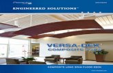 VERSA- · PDF filecharacteristics of composite floor slab systems in MDG’s family of floor systems. Contact the Dek Design Team for DekVibe design assistance. Vibration