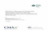 Best Practice Management Guidelines for - SPIFFA Inc. · PDF file1 Best Practice Management Guidelines for Phytophthora cinnamomi within the Sydney Metropolitan Catchment Management