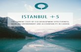 ISTANBUL +5 -  · PDF fileistanbul +5 the current state of cso development effectiveness, enabling environment and accountablity in canada
