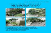 PRESCRIPTIVE MEASURES FOR MAN-MADE SLOPES AND RETAINING WALLS Publication No. 1_20… · PRESCRIPTIVE MEASURES FOR MAN-MADE SLOPES AND RETAINING WALLS GEOTECHNICAL ENGINEERING OFFICE