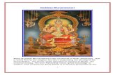 Goddess Bhuvaneswari - London · PDF fileGoddess Bhuvaneswari Name of godess Bhuvaneshwari also mentioned in Hindu philosophy , that is called Tantra, ... bhavanopanishad, Sri Sooktham