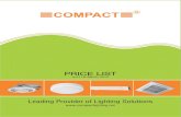 Price List Booklet-New-latest-mar 2015 List Booklet-New... · Leading Provider of Lighting Solutions  PRICE LIST w.e.f 1st March, 2015