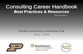 Consulting Career Handbook - Purdue Universityweb.ics.purdue.edu/~pucclub/docs/PUCC_CaseBook_2014.pdf · of the Consulting Career Handbook. ... (group case, behavioral and others)