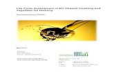 Life Cycle Assessment of EU Oilseed Crushing and … FEDIOL LCA report_05062013_CR statement.pdf · Life Cycle Assessment of EU Oilseed Crushing and Vegetable Oil Refining Commissioned