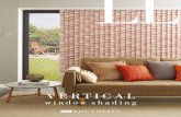 VERTICAL - · PDF fileTHE VERTICAL BLIND COLLECTION ... metallic designs and luxury laminates designed to complement ... capture rate by the inclusion of a tackifier within the formula
