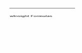 wInsight Formulas - Deltek · PDF filethe WBS/Functional tree. ... are lowest level elements. 5000 5100 5200 The formulas used to calculate the EACs in this ... wInsight Formulas Assumptions