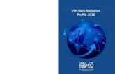 Viet Nam Migration Profile 2016 - · PDF fileand data provided by relevant agencies and branches of ... Number of exits–entries with travel documents ... Viet Nam Migration Profile