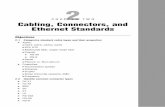 CHAPTER TWO Cabling, Connectors, and Ethernet · PDF fileCHAPTER TWO 2 Cabling, Connectors, and Ethernet Standards Objectives 2.1 Categorize standard cable types and their properties.