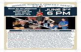 CONCERT SCHEDULE - 2017 - Village of · PDF fileguitar & sax and Billy T. on bass are The Pickles specializing in great songs from the 50’s 60’s and 70’s. ... The original repertoire