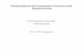 Department of Computer Science and Engineering - · PDF fileDepartment of Computer Science and Engineering Curriculum Structure (Autonomy) 1st to 8th Semester . Curriculum for BTech