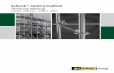 SafLock™ System Scaffold Technical Manual - Safway · PDF fileSafLock™ System Scaffold Technical Manual Canada: CAN/CSA – S269.2 – M87 ©2014 Safway Services Canada, ULC. ...