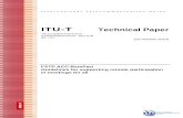 FSTP.ACC-RemPart - Guidelines for supporting remote ... Web viewInternational Telecommunication Union. ITU-T. Technical Paper. TELECOMMUNICATIONSTANDARDIZATION SECTOROF ITU (23 October