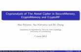 Cryptanalysis of The Atmel Cipher in SecureMemory ... · PDF fileCryptanalysis of The Atmel Cipher in SecureMemory, CryptoMemory and CryptoRF Alex Biryukov, Ilya Kizhvatov and Bin